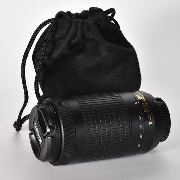 Nikon AF-P DX NIKKOR 70-300mm f/4.5-6.3G ED Zoom Telephoto Lens UV Filter MINT - Picture 1 of 9